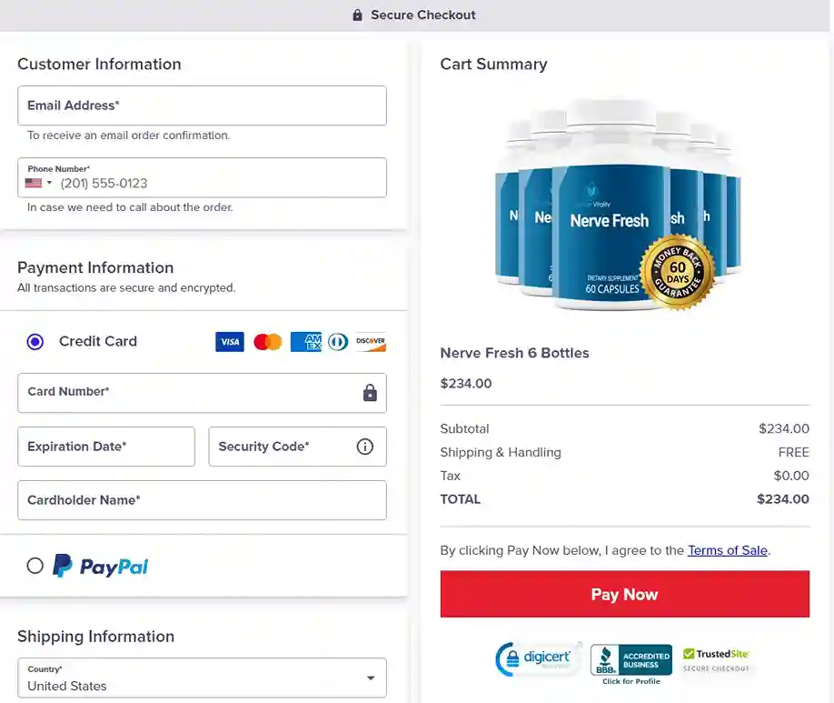 nerve fresh Suplements